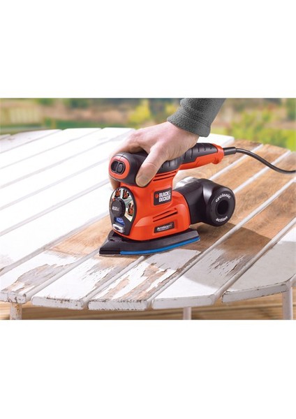 Black & Decker KA280K-QS 220W Çok Amaçlı Zımpara Zımpara (Üçgen, Eksantrik, Titreşim)