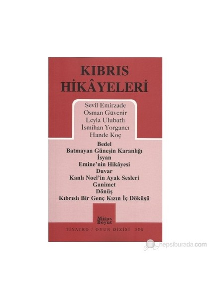Kıbrıs Hikayeleri-Sevil Emirzade