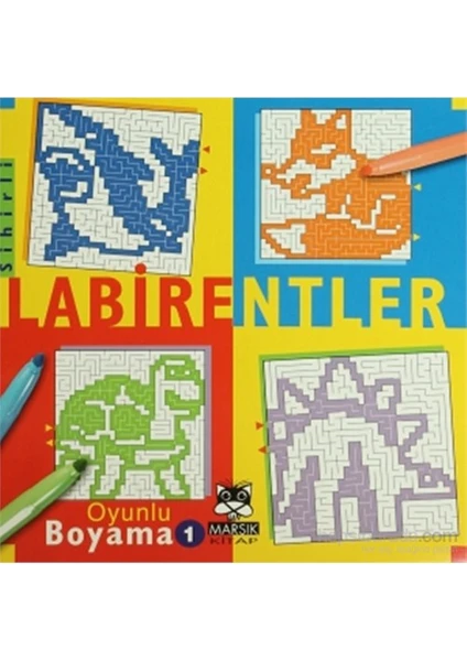 Labirentler 1 - Oyunlu Boyama