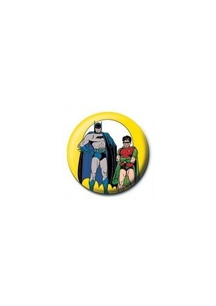 Rozet Dc Comics Batman & Robin Yellow