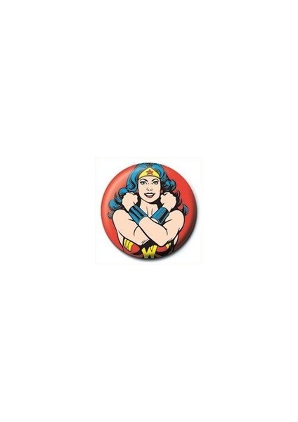 Rozet Dc Comics Wonder Woman Pose