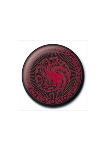 Rozet Game Of Thrones Targaryen Sigil