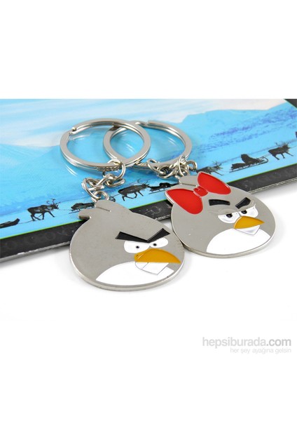 Erkek Kız Angry Birds Metal Set Anahtarlık Kc371