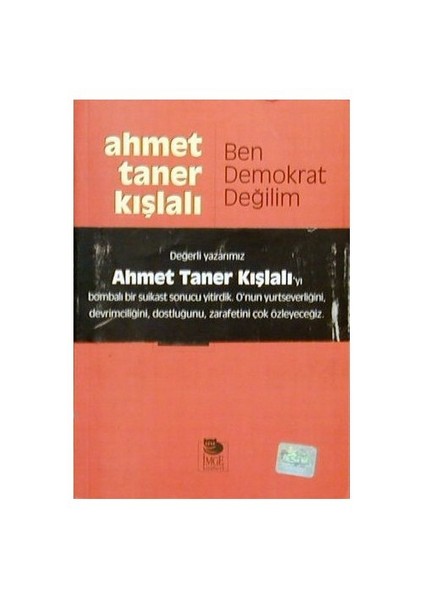 Ben Demokrat Değilim-Ahmet Taner Kışlalı