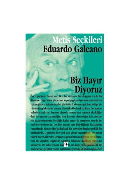 Biz Hayır Diyoruz - Eduardo Galeano