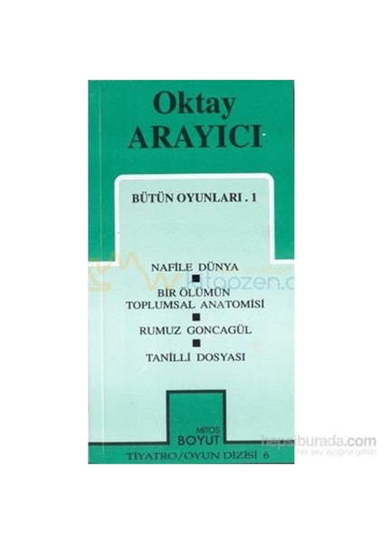 Bütün Oyunları 1-Nafile Dünya/Bir Ölümün Toplumsal Anatomisi /Rumuz Goncagül/Tanilli Dosyası
