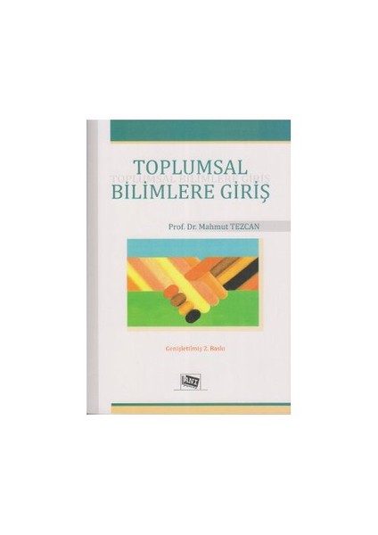 Toplumsal Bilimlere Giriş