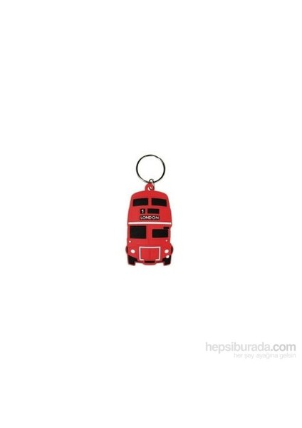 red bus soft 3d Anahtarlık