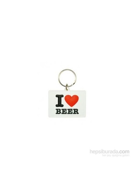 I Love Beer Soft 3D Anahtarlık