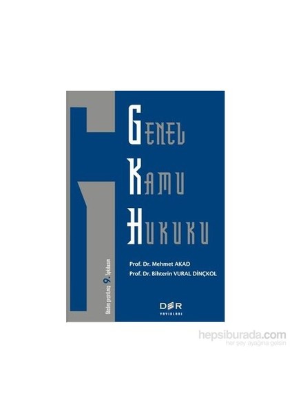 Genel Kamu Hukuku-Mehmet Akad