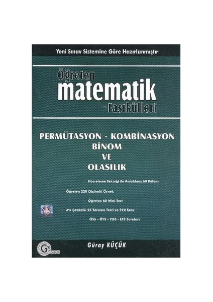 Gür Yayınları Öğreten Matematik Fasikülleri Permütasyon - Kombinasyon Binom ve Olasılık