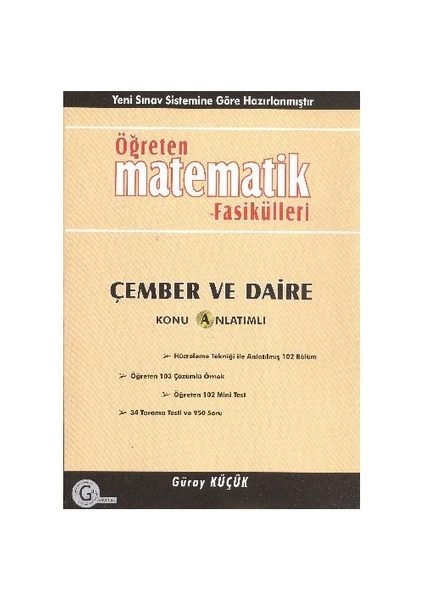 Gür Yayınları Öğreten Matematik Fasikülleri Çember ve Daire