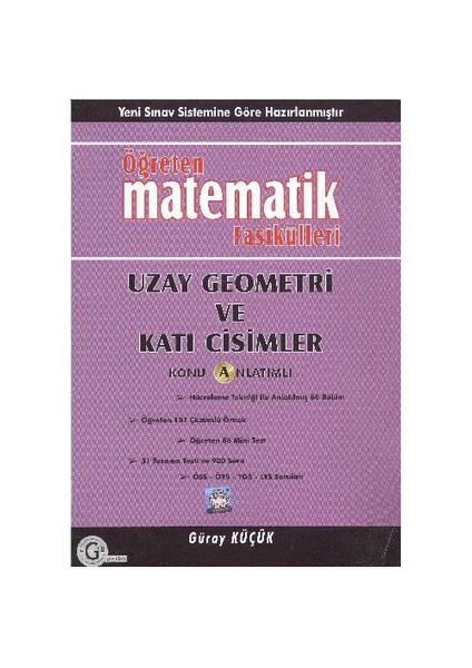 Öğreten Matematik Fasikülleri Uzay Geometri Ve Katı Cisimler