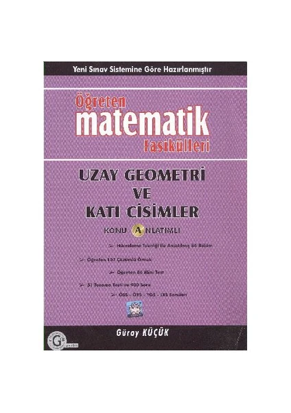 Gür Yayınları Öğreten Matematik Fasikülleri Uzay Geometri Ve Katı Cisimler