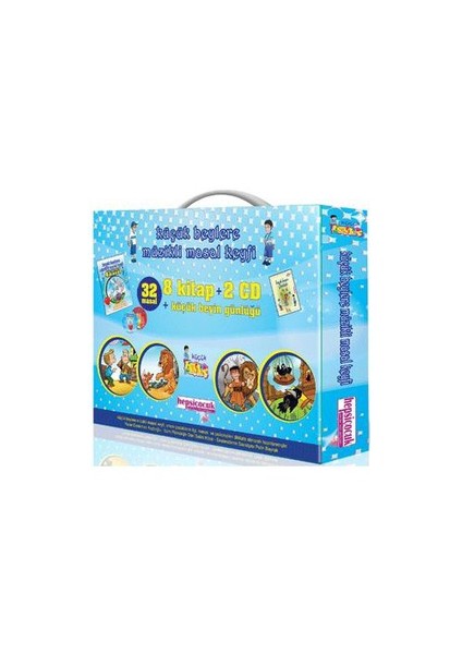 Küçük Beylere Müzikli Masal Keyfi (8 Kitap + 2 Cd + Günlük)