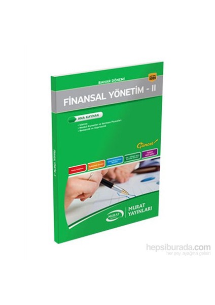 Murataçıköğretim 5089 Finansal Yönetim-2