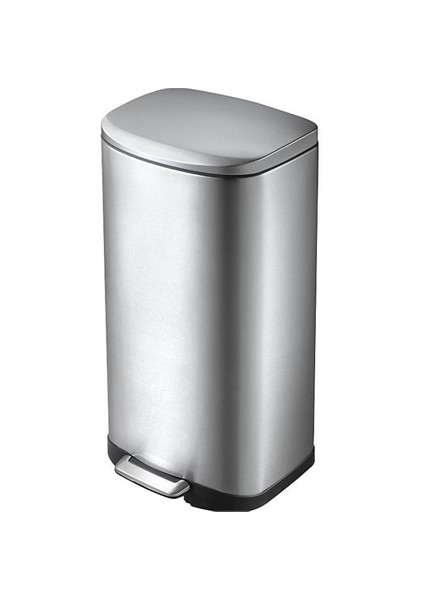 Paslanmaz Çelik Softclose Pedallı Çöp Kovası 6Lt D-15344