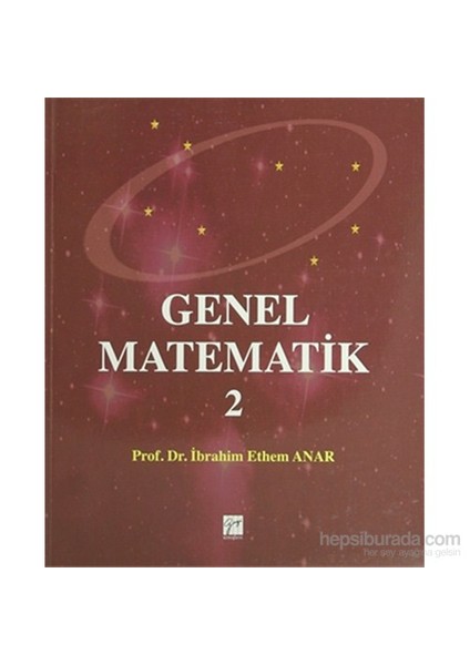 Genel Matematik 2-İbrahim Ethem Anar