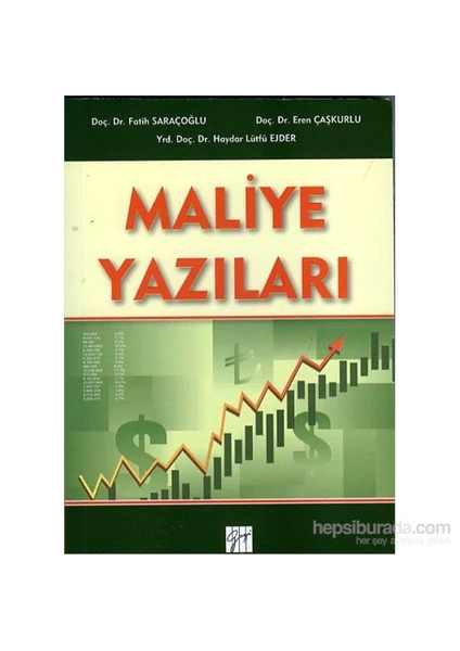 Maliye Yazıları-Haydar Lütfü Ejder