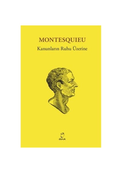 Kanunların Ruhu Üzerine-Montesquieu