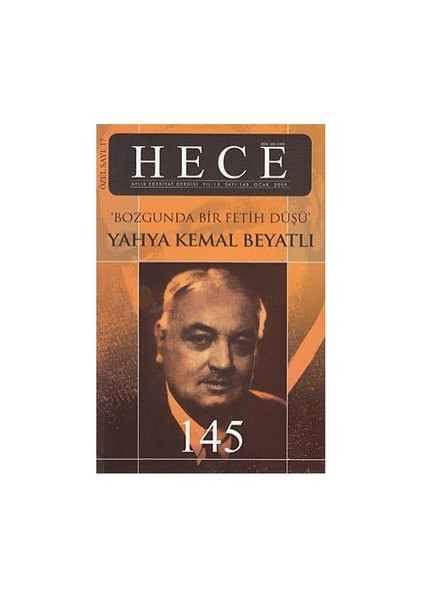 Aylık Edebiyat Dergisi Sayı: 17 - Yahya Kemal Beyatlı