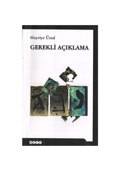 Gerekli Açıklama-Hayriye Ünal