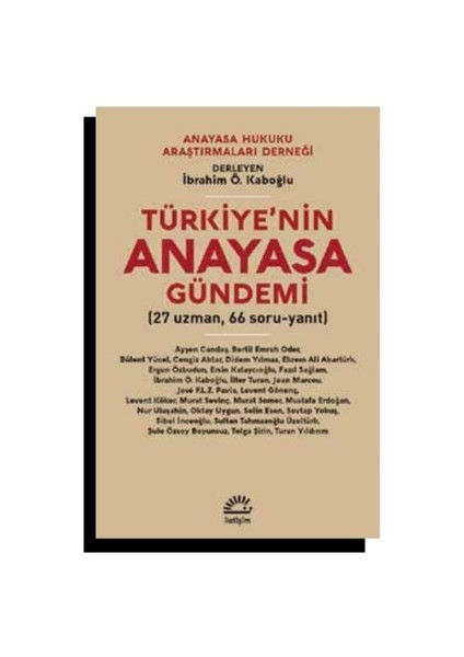 Türkiye’Nin Anayasa Gündemi - İbrahim Ö. Kaboğlu