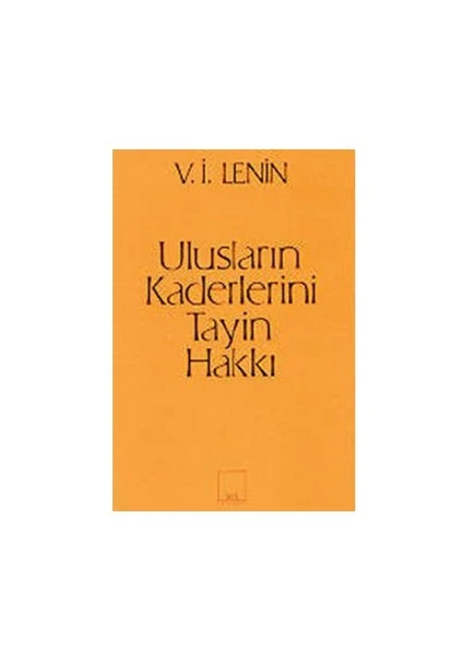 Ulusların Kaderlerini Tayin Hakkı