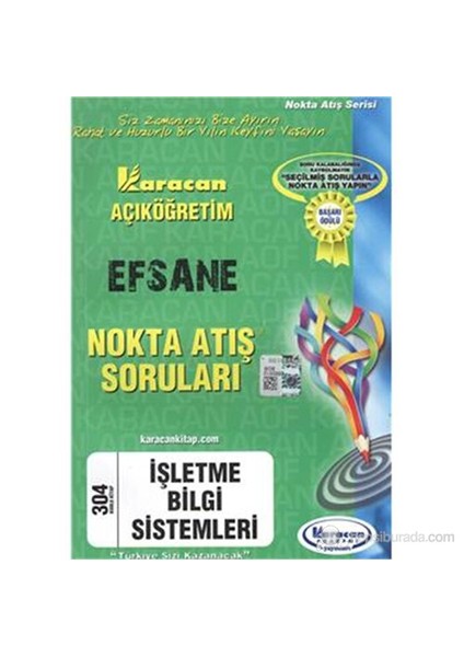 Karacan AÖF 2014 2.Sınıf İşletme Bilgi Sistemleri Nokta Atış Soruları