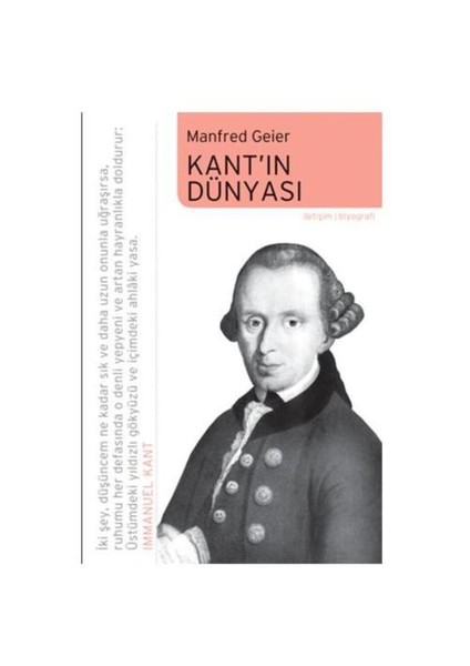 Kant'ın Dünyası - Manfred Geier