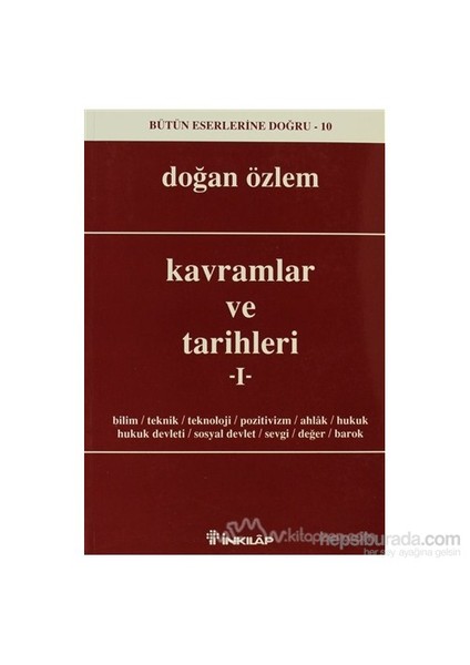 Kavramlar Ve Tarihleri - 1-Doğan Özlem