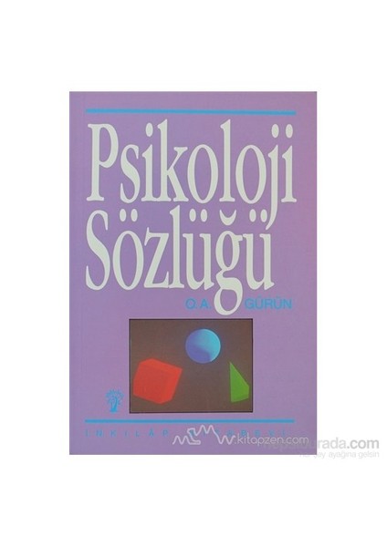 Psikoloji Sözlüğü - O. A. Gürün