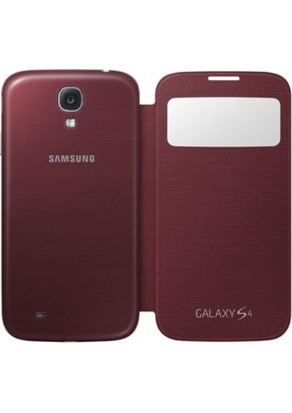 İ9500 Galaxy S4 S View Cover Kılıf - Kırmızı Ef-Cı950bregww fiyatları