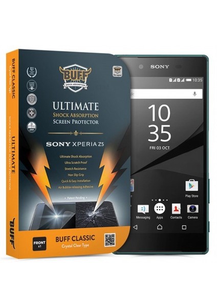 Buff Sony Xperia Z5 Darbe Emici Ekran Koruma Filmi