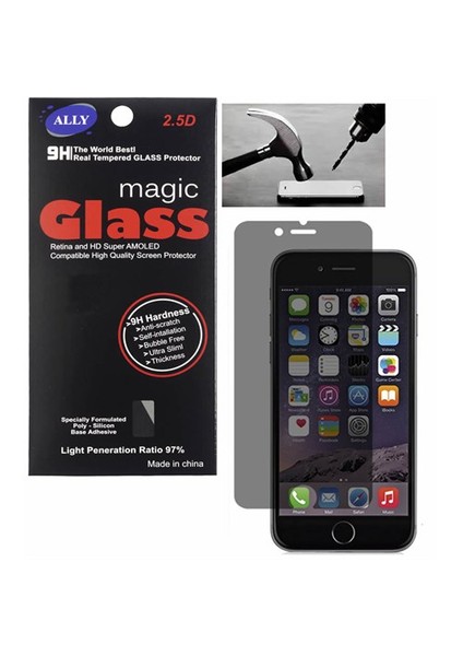 Apple İphone 6 Plus 6S Plus Privacy Gizlilik Ekran Koruyucu