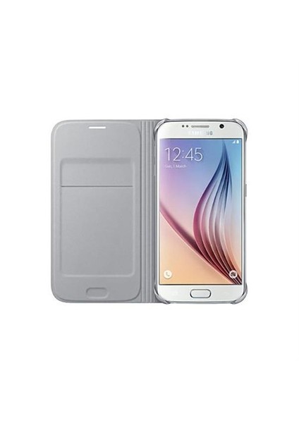 S6 Kartlıklı Kılıf Tekstil Gri EF-WG920BSEGWW
