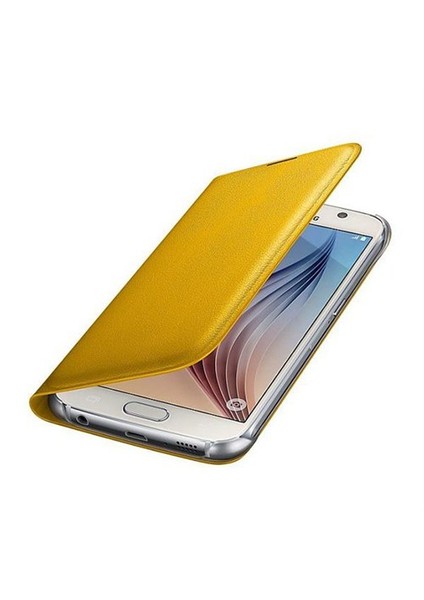 S6 Kartlıklı Kılıf Deri Altın EF-WG920PYEGWW
