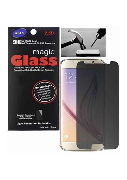 Samsung Galaxy S6 Privacy Gizlilik Ekran Koruyucu