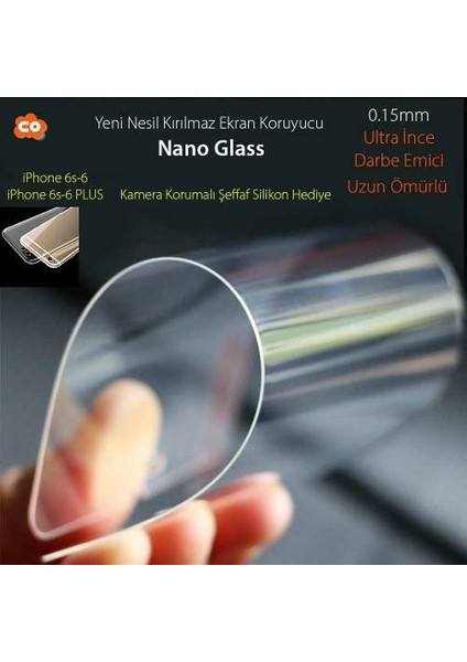 Apple iPhone 6 Plus 6S Plus Ekran Koruyucu Nano