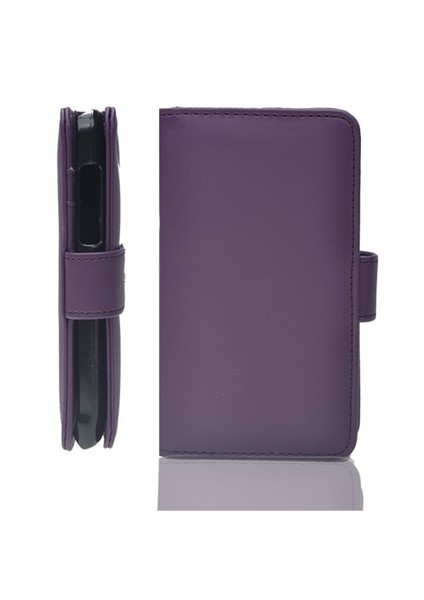 Htc One V Pk76100 G24 Mor Cüzdan Kılıf