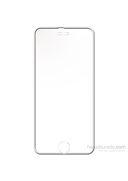 Iphone 6/6S Plus Fıt Body Cam Ekran Koruyucu Silver