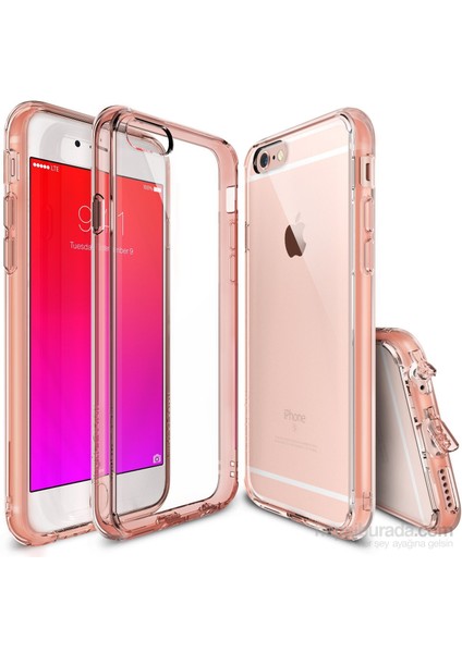 Fusion iPhone 6s Plus/ 6 Plus Kılıf Rose Gold - Extra Darbe Emici