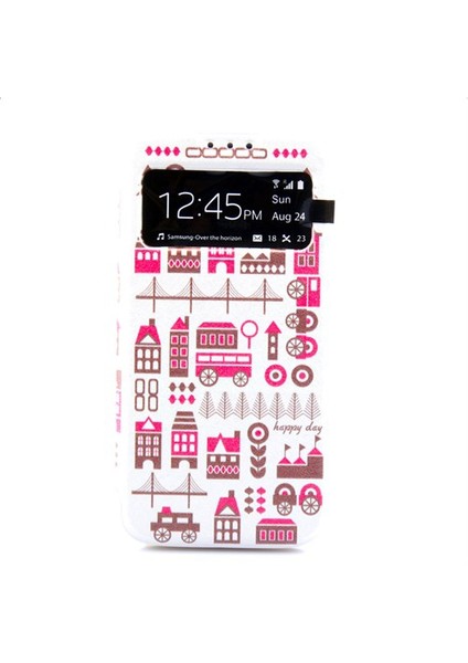 Samsung Galaxy S4 Kılıf Flip Cover Uyku Modlu