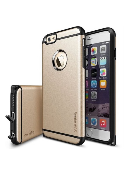 Max iPhone 6s/ 6 Kılıf Royal Gold - Tam Koruma Isı Dağılımlı Şok Emici Teknoloji