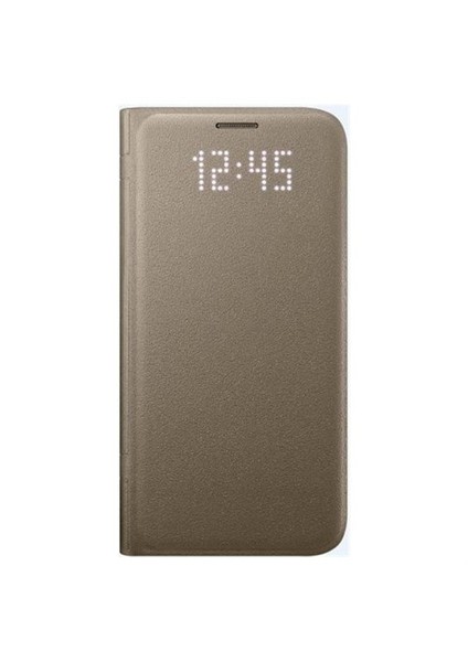 Galaxy S7 LED View Fonksiyonel Cover Gold - EF-NG930PFEGWW