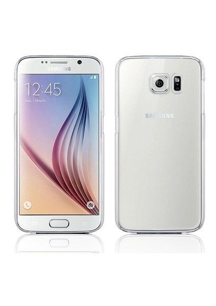 Samsung Galaxy S6 Şeffaf İnce Silikon Arka Kapak - MYC-0184