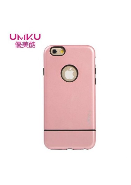 İphone 6 Vacra Slim Armor Hybrid Kılıf - Pembe