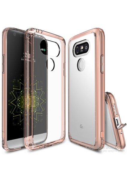 Fusion LG G5 Kılıf Rose Gold - Extra Darbe Emici