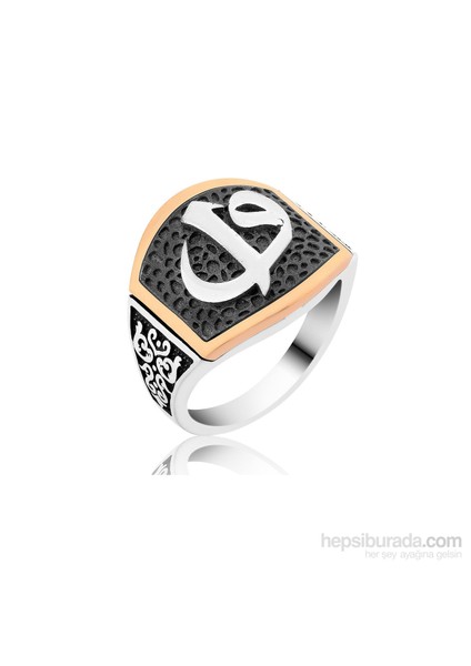 Olivin Accessories Gümüş Elif Vav Yüzük 605572
