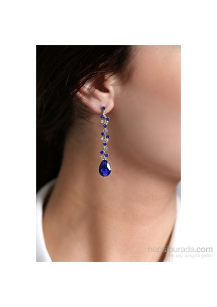 Taşlı Salkım Küpe 447088